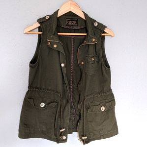 Olive Green Utility Vest